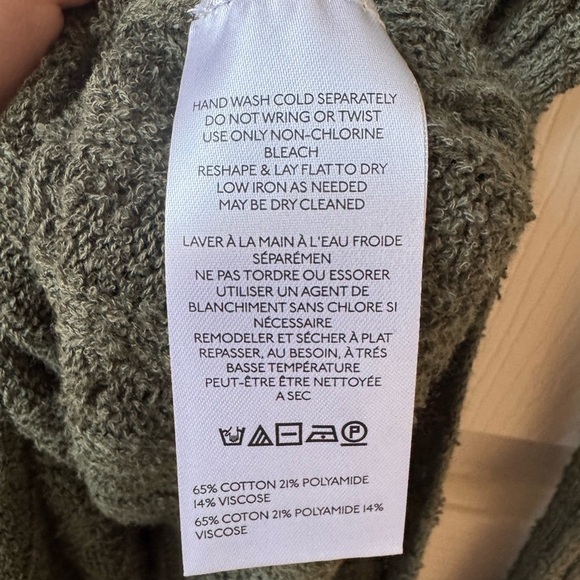 NWOT Anthropologie Pilcro Gauzy Distressed Long Duster Cardigan Sweater XS - Picture 15 of 15